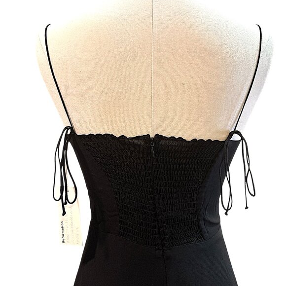 Reformation Black Midi Dress - Picture 9 of 16